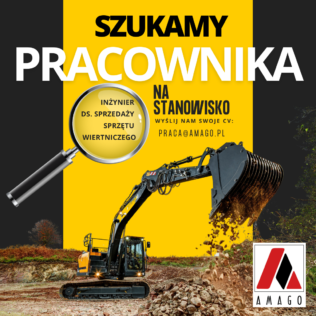 Oferta pracy – Inżynier ds. Sprzedaży Sprzętu Wiertniczego